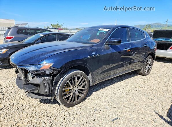ZN661XUAXNX397247 2022 MASERATI LEVANTE Blue წინა მარცხენა ხედი სამი მეოთხედიდან