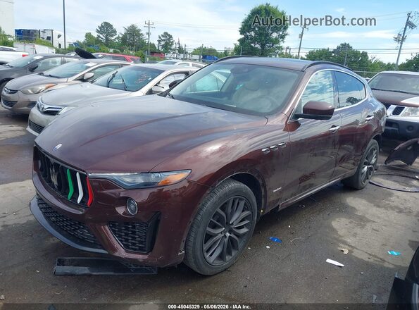 ZN661XUS0KX333979 2019 MASERATI LEVANTE Dark Brown Передня ліва чверть