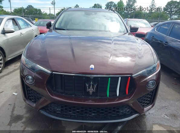 ZN661XUS0KX333979 2019 MASERATI LEVANTE Dark Brown Вид задньої частини салону