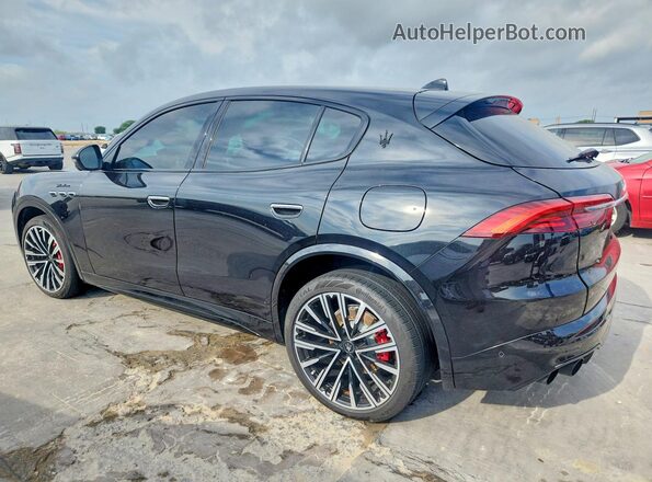 ZN682AVM7P7408963 2023 MASERATI GRECALE Черный Задняя левая четверть
