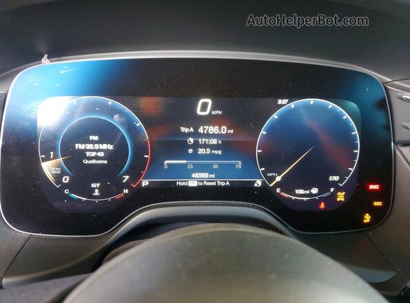 ZN6PMDAA7R7449437 2024 MASERATI GRECALE Black Вид щитка приладів