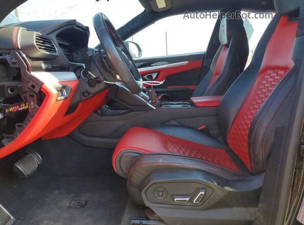 ZPBUA1ZL5KLA03245 2019 LAMBORGHINI URUS Black Widok wnętrza z przodu