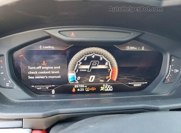ZPBUA1ZL5KLA03245 2019 LAMBORGHINI URUS Black Widok zestawu wskaźników
