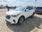2017 Hyundai Santa Fe Se White vin: KM8SMDHF1HU206067