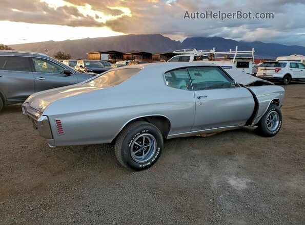 136370L163779 1970 CHEVROLET CHEVELLE Silver Tył prawy