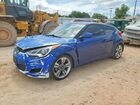 2016 Hyundai Veloster Base Blue vin: KMHTC6AD5GU248980
