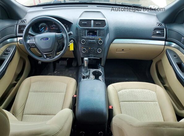 1FM5K8B83GGB00169 2016 FORD EXPLORER Белый Вид щитка приборов