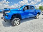 2022 Chevrolet Silverado K1500 Lt Trail Boss Blue vin: 3GCUDFED4NG674658