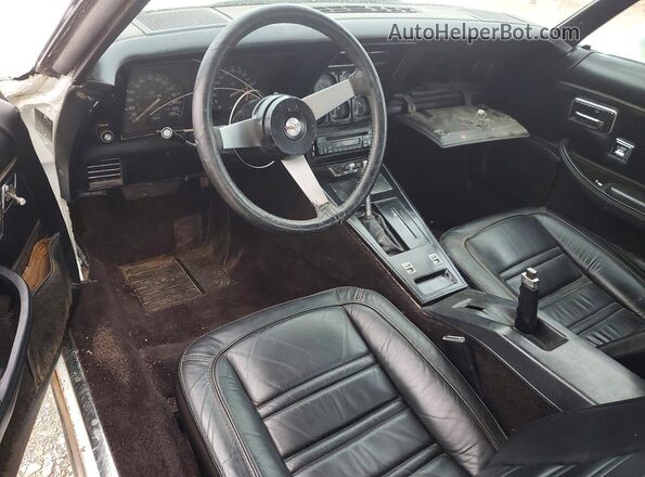 1Z87L8S422146 1978 CHEVROLET CORVETTE White Vista del cuadro de instrumentos