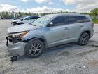 2016 Toyota Highlander Xle Silver vin: 5TDKKRFH2GS500253
