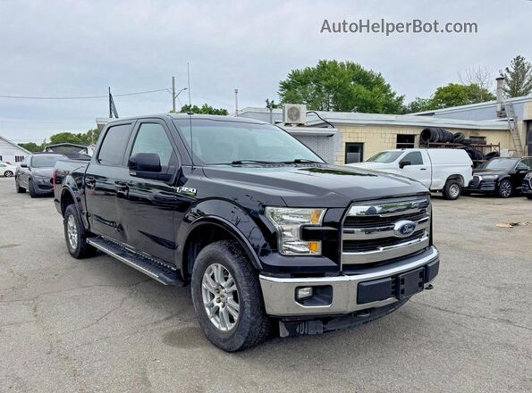 1FTEW1EF0HFA91903 2017 FORD F150 Черный Задняя левая четверть