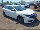 2021 Honda Civic Ex White vin: 19XFC1F37ME005167