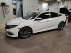 2020 Honda Civic Exl White vin: 19XFC1F78LE003722