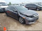 2016 Honda Civic Lx Gray vin: 19XFC2F57GE037807