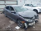 2019 Honda Civic Lx Gray vin: 19XFC2F61KE003105