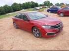2019 Honda Civic Lx Красный vin: 19XFC2F66KE028257