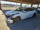 2018 Honda Civic Ex White vin: 19XFC2F73JE207217