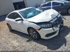 2018 Honda Civic Ex White vin: 19XFC2F75JE013286