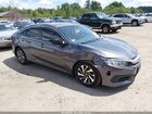 2017 Honda Civic Ex Серый vin: 19XFC2F76HE230808