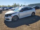 2018 Honda Civic Ex White vin: 19XFC2F7XJE018984