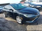 2016 Chrysler 200 Limited Black vin: 1C3CCCAB6GN111725
