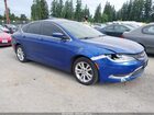 2016 Chrysler 200 Limited Синий vin: 1C3CCCAB7GN113418