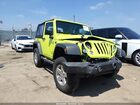 2016 Jeep Wrangler Sport Green vin: 1C4AJWAG8GL310955