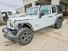2017 Jeep Wrangler Unlimited Sport White vin: 1C4BJWDG1HL546090