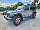 2017 Jeep Wrangler Unlimited Sport Silver vin: 1C4BJWDG3HL616446