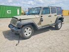 2018 Jeep Wrangler Unlimited Sport Beige vin: 1C4BJWDG3JL833503