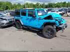 2017 Jeep Wrangler Unlimited Sport 4x4 Blue vin: 1C4BJWDG6HL568988
