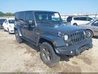 2018 Jeep Wrangler Jk Unlimited Freedom Edition 4x4 Gray vin: 1C4BJWDG6JL851669