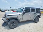 2017 Jeep Wrangler Unlimited Sport Gray vin: 1C4BJWDG9HL549285
