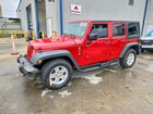 2017 Jeep Wrangler Unlimited Sport Красный vin: 1C4BJWDGXHL510558
