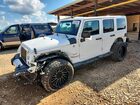 2017 Jeep Wrangler Unlimited Sahara White vin: 1C4BJWEG2HL554844