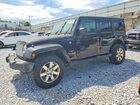 2016 Jeep Wrangler Unlimited Sahara Black vin: 1C4BJWEG3GL248489