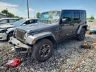 2016 Jeep Wrangler Unlimited Sahara Серый vin: 1C4BJWEG6GL348831