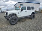 2016 Jeep Wrangler Unlimited Sahara White vin: 1C4BJWEG9GL256211