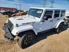 2016 Jeep Wrangler Unlimited Rubicon White vin: 1C4BJWFG6GL102151