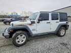 2016 Jeep Wrangler Unlimited White vin: 1C4BJWKG9GL185077