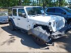 2018 Jeep Wrangler Unlimited Sport 4x4 White vin: 1C4HJXDG2JW158404