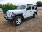 2018 Jeep Wrangler Unlimited Sport White vin: 1C4HJXDG3JW272492