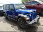 2018 Jeep Wrangler Unlimited Sport 4x4 Синий vin: 1C4HJXDG4JW258441
