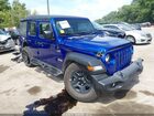 2020 Jeep Wrangler Unlimited Sport 4x4 Blue vin: 1C4HJXDN1LW271813