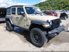 2022 Jeep Wrangler Unlimited Willys Sport 4x4 Желто-коричневый vin: 1C4HJXDN3NW237603