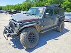 2018 Jeep Wrangler Unlimited Sport Gray vin: 1C4HJXDNXJW325610