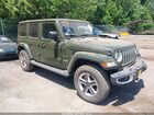 2021 Jeep Wrangler Unlimited Sahara Green vin: 1C4HJXENXMW573603