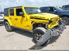 2020 Jeep Wrangler Unlimited Rubicon 4x4 Yellow vin: 1C4HJXFG8LW196218