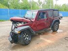 2021 Jeep Wrangler Unlimited Rubicon Burgundy vin: 1C4HJXFNXMW652607