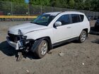 2017 Jeep Compass Latitude White vin: 1C4NJCEB4HD197905